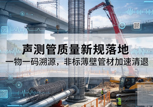 永宁声测管质量新规落地，一物一码溯源，非标薄壁管材加速清退