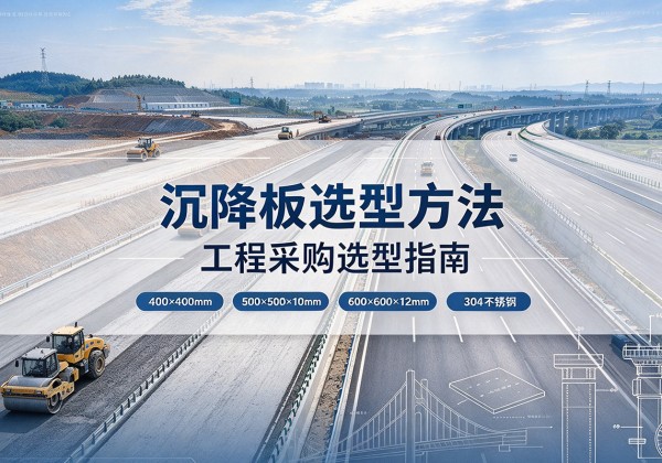 永宁沉降板选择方法
